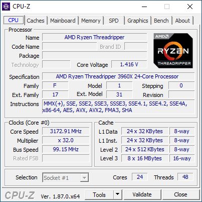 Amd ryzen threadripper discount 3960x 3.8 ghz